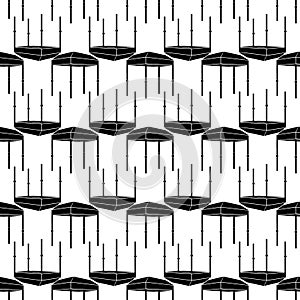 Canopy pattern seamless vector