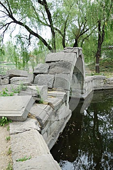 Canqiao (ruined bridge) in Beijing Yuanmingyuan photo