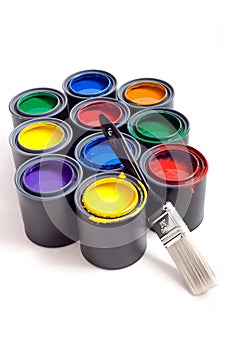 Cans of Paint