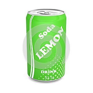 Cans of soda drink soft