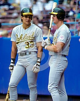 Canseco and McGwirer --The Bash Brothers