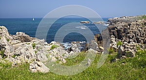 Cantabria, coastal landscape photo