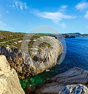 Cantabria coastline landscape