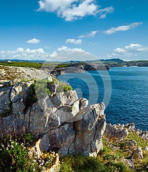 Cantabria coastline landscape photo