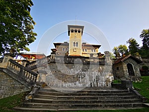 Cantacuzino Castle from Busteni, Romania
