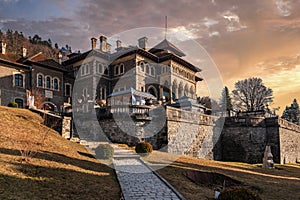 Cantacuzino Castle, the famous landmark in Busteni, Romania