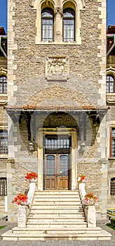 Cantacuzino Castle secondary entrance