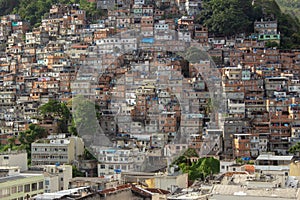 Cantagalo Favela, located at Copacabana, Rio de janeiro