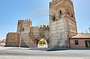 Cantalapiedra gate. Madrigal de la Altas Torres wall photo