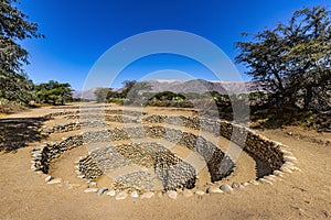 Cantalloc Aqueducts at Nazca, Peru