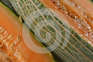 Cantaloupe Honeydew Melon slice