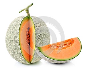 Cantaloupe melon slices