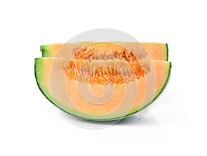 Cantaloupe melon slices