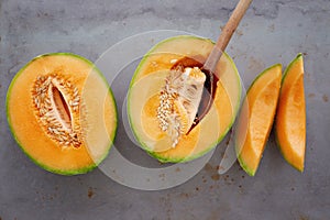 Cantaloupe melons