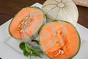 Cantaloupe Melons photo