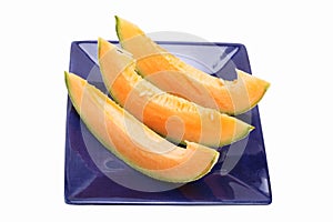 Cantaloupe slices