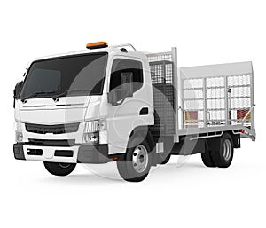 Canter Cargo Truck Isolated