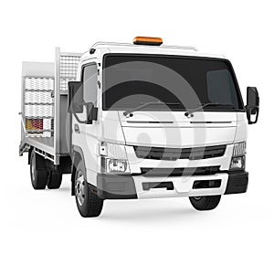 Canter Cargo Truck Isolated