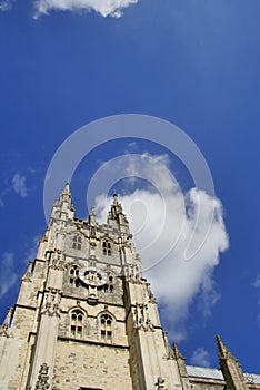 Canterbury catherdral and sky (room for text)