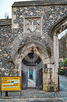 Canterbury historica gate of bricks and it survived the long years