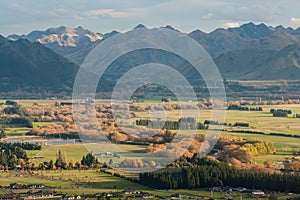 Canterbury plains around Hanmer Springs