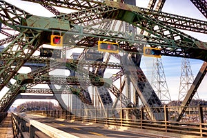Cantilever bridge view photo