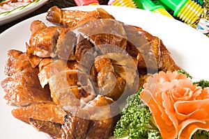 Cantonese barbecued chicken