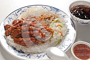 Cantonese barbecued Siu Mei Rice