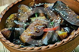 Cantonese eggplant casserol