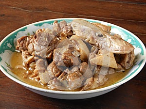 Cantonese food duck stew