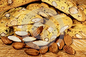 Cantucci Tuscany Italy - Typical dry biscuits with almonds