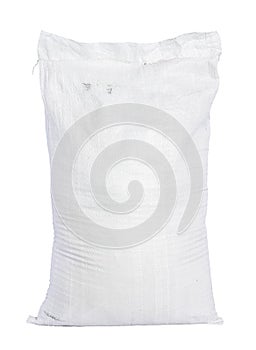 Canvas sack with full fertilizer photo