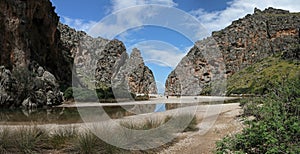 Torrent de Pareis canyon , Mallorca , Spain