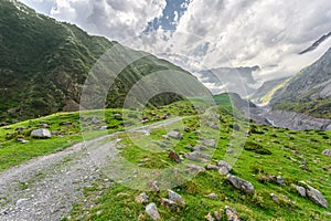 Canyon in the Caucasus Mountains