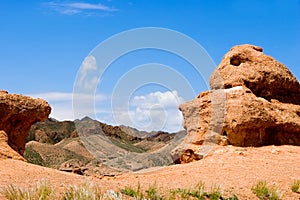 Canyon Charyn river in Kazakhstan