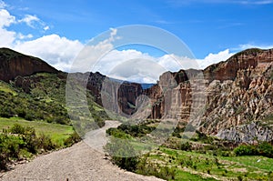 Canyon de Palca near La Paz, Bolivia photo