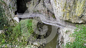 Canyon and gorge of the river Rak in the Skocjan Caves Park UNESCO World Heritage - Divaca, Slovenia