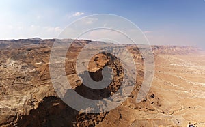 Canyon in Judea desert, Israel