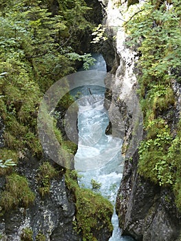 Canyon Leutaschklamm in Bavaria, Germany