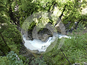 Canyon Leutaschklamm in Bavaria, Germany