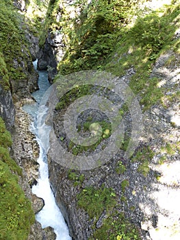 Canyon Leutaschklamm in Bavaria, Germany