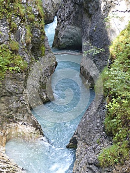 Canyon Leutaschklamm in Bavaria, Germany