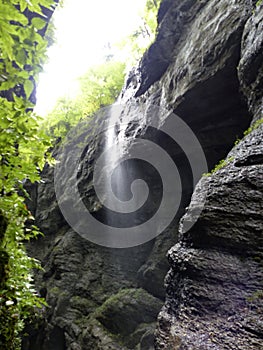 Canyon Partnachklamm in Bavaria, Germany