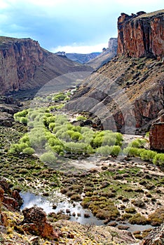Canyon Rio Pinturas. Patagonia Argentina photo