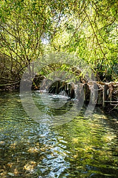 Canyon and river forming the so called Stretta di Longi, Galati Mamertino