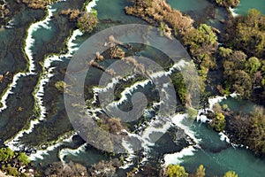 The canyon and RoÅ¡ki slap in Krka National Park