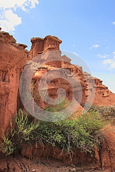 The canyon Skazka (Fairy Tale), Kyrgyzstan