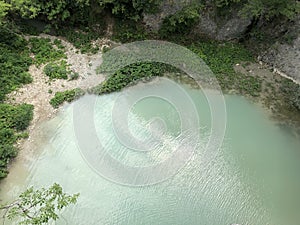 The canyon of the stream below the Sopot waterfall, Pican - Istria, Croatia - Kanjon potoka pod slapom Sopot, PiÄ‡an - Hrvatska