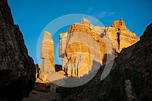 Canyon sunrise, Kazakhstan, Charyn