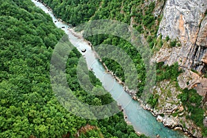 Canyon of Tara river